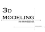 create 3d model in rhino 3d or sketchup